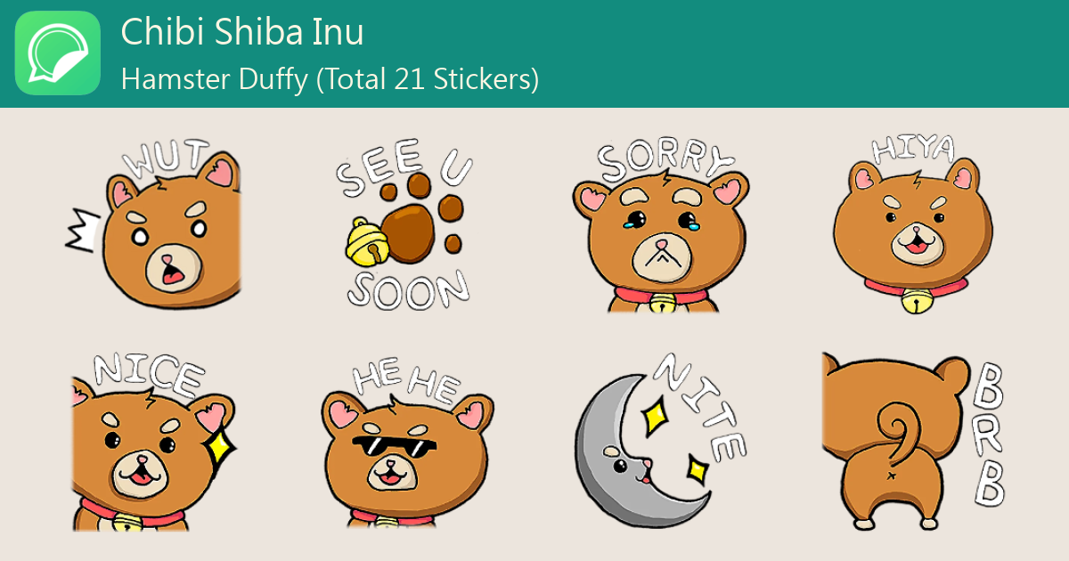 Chibi Shiba Inu - WhatSticker